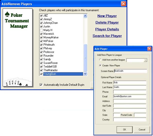 free poker tournament manager software download